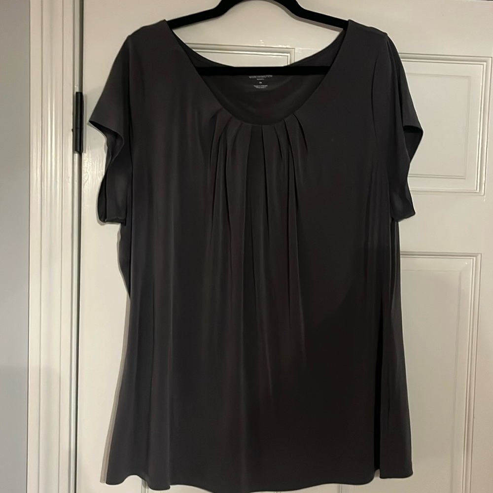 Slate Gray Worthington Under Suit Top